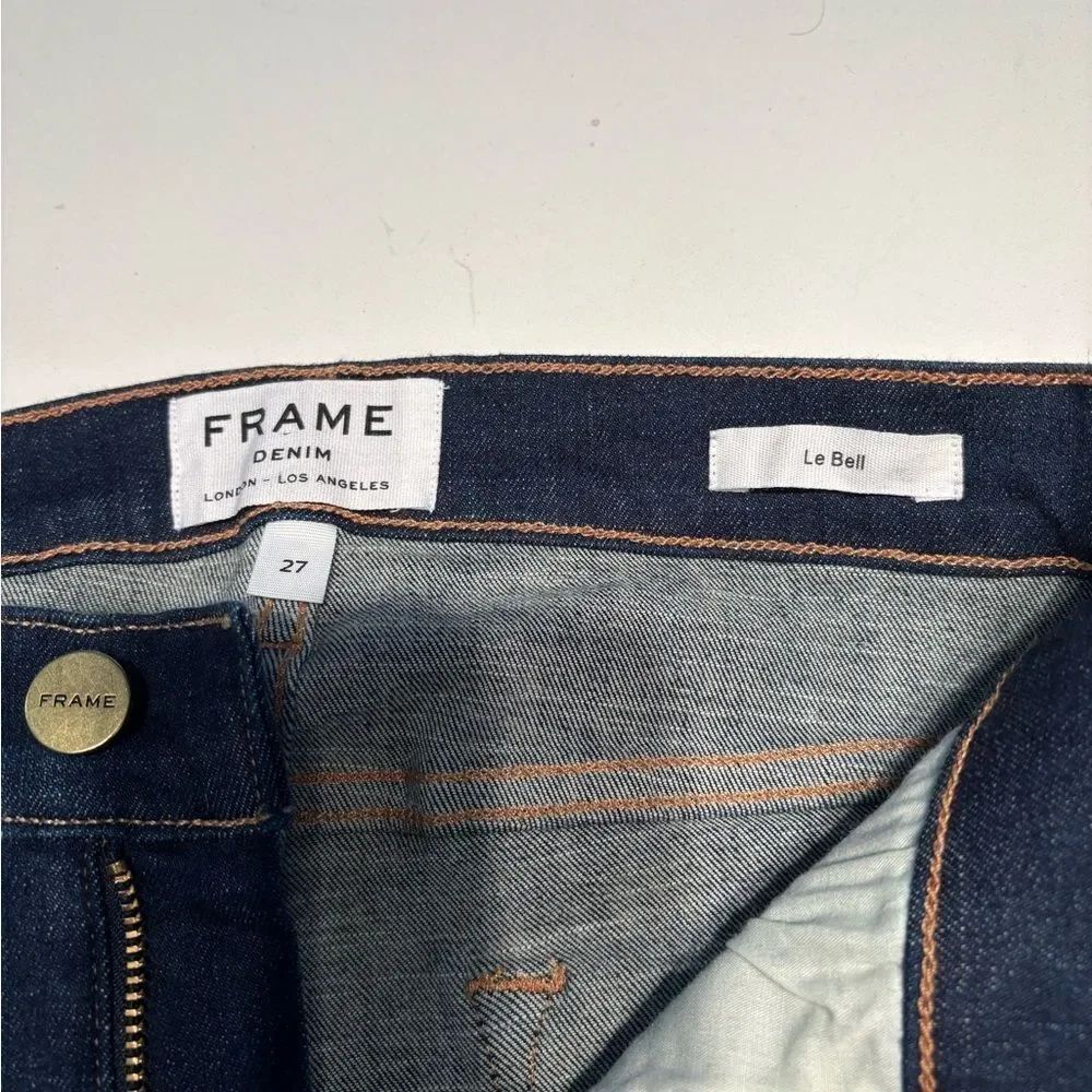 Frame Denim Le Crop Bell Dark Wash, 27 - Picture 7 of 7